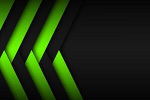 Abstract background with green and black layers above each other, modern design template for your business, illustration with oblique stripes vector