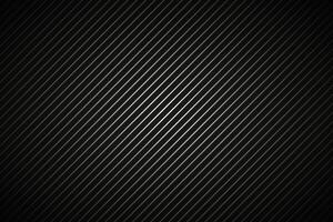 Dark abstract metallic background, black and grey striped pattern, diagonal lines and strips, carbon fiber, illustration vector