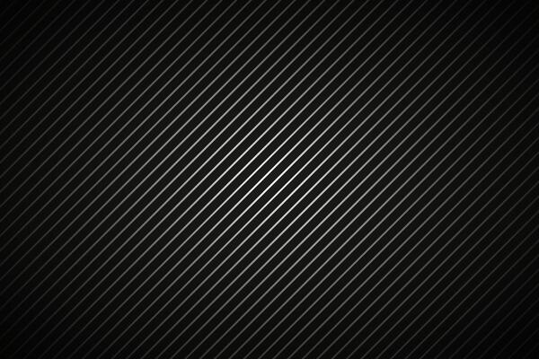 Dark abstract metallic background, black and grey striped pattern, diagonal lines and strips, carbon fiber, illustration