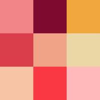 Warm Palette with Vibrant Reds and Soft Pinks vector