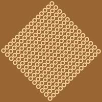 Modern Geometric Pattern with Circles and Squares vector