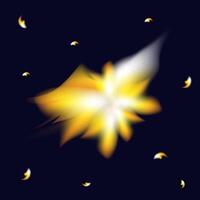 Burst of Light on a Dark, Captivating Background vector