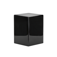 Isolated shiny cube render for product display or modern art concept png