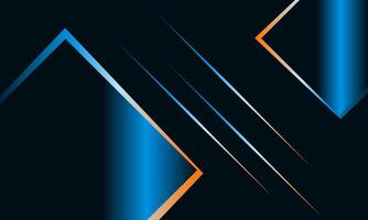 Abstract Background Design Version Gradient with Square Lines in Blue Black and Orange for Branding, Ads, Social Media, Wallpaper, Website etc vector