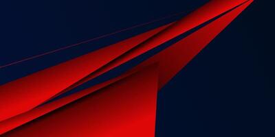 Abstract 3D background in red color overlapping with shadow. Blue color on the background. Eps10 vector