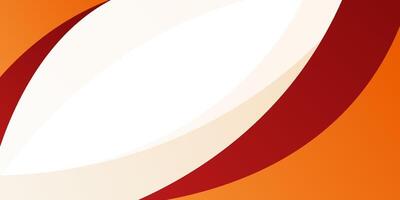Abstract colorful orange and red curved paper cut background with overlapping shape pattern. Background with strong shadow design. Eps10 vector