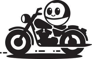 Motorcycle Silhouette Art Design vector