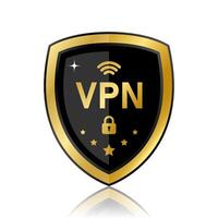 vpn virtual private network to secure internet connection for all devices vector