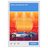 Captcha with image selection vector
