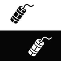 Explosion of Bomb and Dynamite Tnts logo design . vector