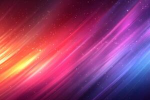 Vibrant Abstract Colorful Light Streaks for Digital Art and Background Design photo