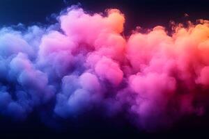 Vibrant Gradient Cloudscape - Abstract Background for Design photo