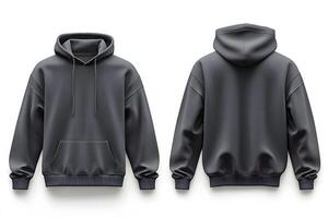 Basic Hoodie Mockup Design for Apparel Branding and Fashion Projects photo