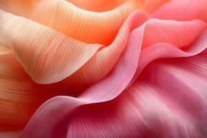 Abstract Flowing Fabric in Warm Tones for Artistic and Design Use photo