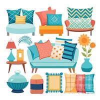 Enchanting Collection of Decor Styles for a Distinguished Vantage vector