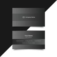 Simple minimal corporate business card layout. creative modern name card and business card. Clean Design. corporate design template, professional simple aesthetic business card minimal Ready to print vector