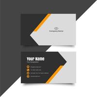 Simple minimal corporate business card layout. creative modern name card and business card. Clean Design. corporate design template, professional simple aesthetic business card template print ready vector