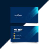 Simple minimal corporate business card layout. creative modern name card and business card. Clean Design. corporate design template, professional simple aesthetic business card template. vector
