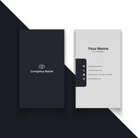 Simple minimal corporate business card layout. creative modern name card and business card. Clean Design. corporate design template, professional simple aesthetic business card minimal elegant style. vector