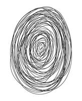 Oval shape scribble. Abstract line pen scribble. abstract pen scribble background. messy pen scribble background. vector