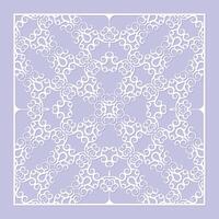 die cut decorative pattern template vector