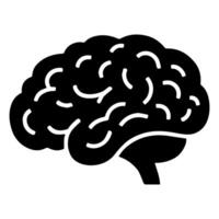Isolated brain shape icon on white vector