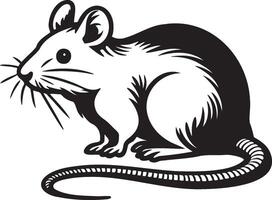 Rat Sketch Illustration. vector
