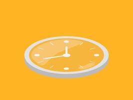 Time value, a clock that moves on according to daily routine vector