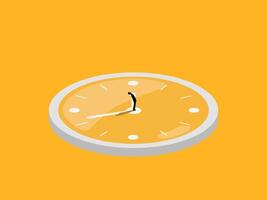 Businessman on a clock that keeps spinning on time vector
