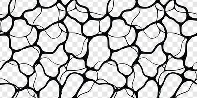 Abstract neurographic art in style illustration vector