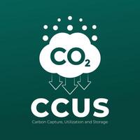 CCUS, Carbon Capture, Utilization and Storage vector