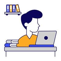 Perfect modern design of students vector