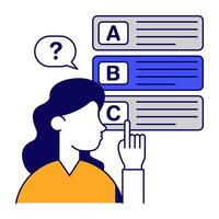 A creative design icon of abc learnings vector