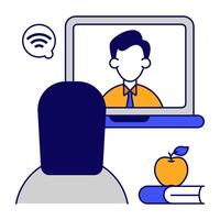 An icon design of call vector