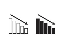 Icon representing a drop-down menu design vector