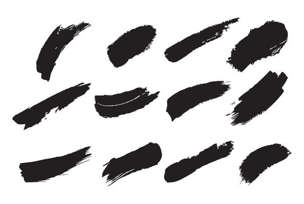 Black Abstract Texture Set