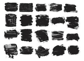 Square Grunge Texture Set vector