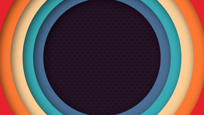 Funky vintage design with bold circles. 70s 80s 60s retro style abstract pattern. Great for backgrounds, digital design, and web graphics.