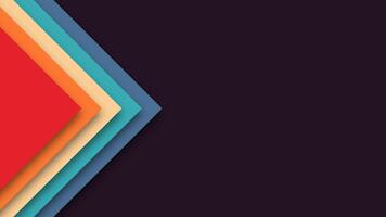 Artistic geometric background in retro theme. Colorful pattern inspired by 70s pop culture and 60s design. Vintage layout with modern twist. vector