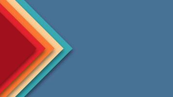 Retro modern design with classic geometry. 1960s and 1980s pattern with colorful composition. Nostalgic abstract aesthetic and vintage look. vector