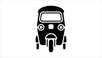 Tuk Tuk icon , travel, transportation, rickshaw vector