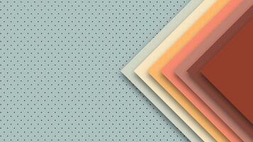 Aesthetic background with bold retro geometry. Inspired by 1960s 1970s 1980s colorful patterns and pop culture design. vector
