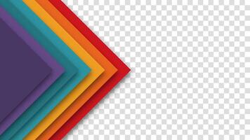 Abstract pattern with retro geometric elements. Colorful vintage design influenced by 60s 70s 80s culture. Pop color blocks and classic layout. vector