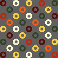 Minimalist polka dot pattern with circular geometry. A timeless seamless background perfect for premium design projects, packaging, and digital visuals. vector