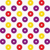 Refined seamless geometric layout with circles and polka dots. Abstract pattern ideal for high-quality print, brand identity, or minimalist decorative use. vector