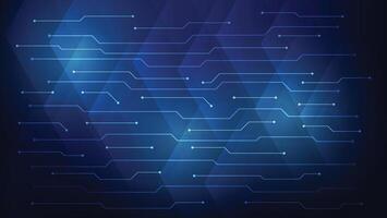 abstract futuristic circuit board background vector