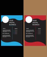 fast good menu flyer design banner vector