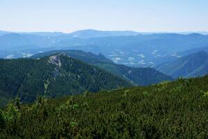 A view of Puchberg am Schneeberg. Austrian Alpine scenery photo