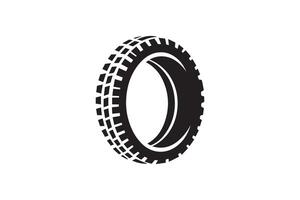 Motorcycle tire icon isolated on white background vector