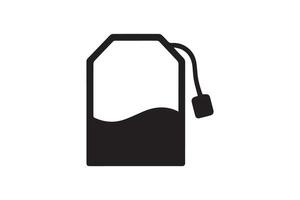 A black and white image of a bottle of tea vector